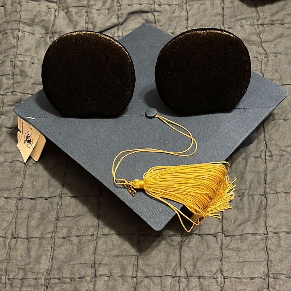 Disney Parks Exclusive 2022 Mickey Ears Graduation Cap